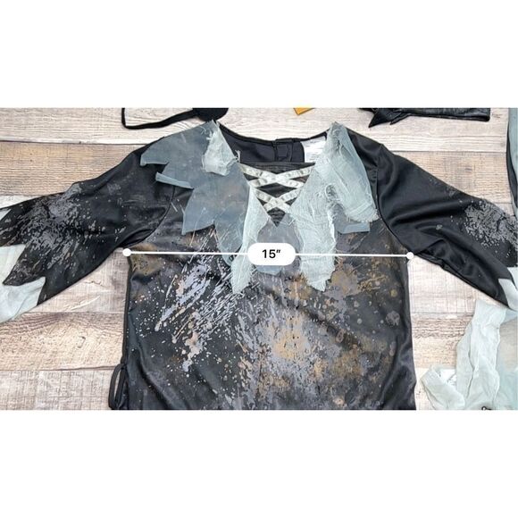 New Hyde & Eek Pirate Eye‎ Patch Scarf Belt Outfit Halloween Costume Boys Medium - Picture 9 of 16